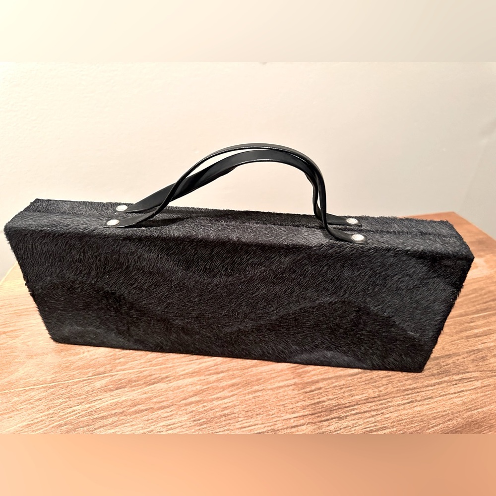 Victoria’s Secret Vintage 1990s Black Faux Storage Case